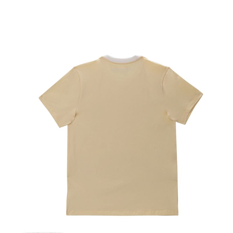 Camiseta mhonograma amarillo claro Tierra Arriba
