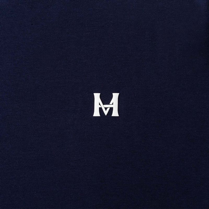 Camiseta manga larga azul tierra arriba
