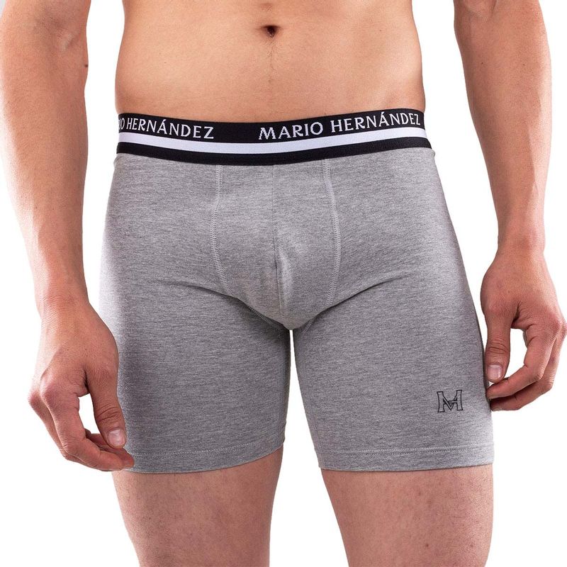 Boxer algodòn brief gris Básicos