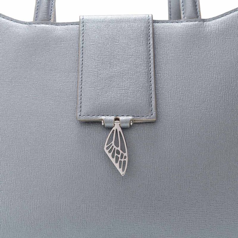 Tote nuqui plateado Alas Croma