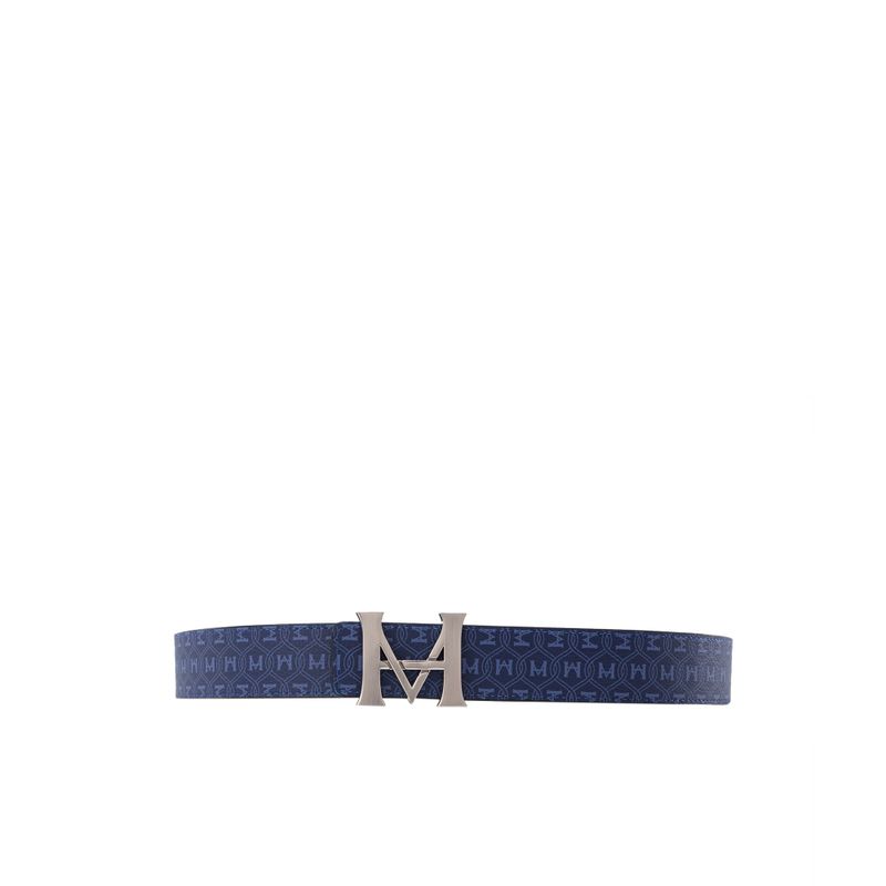 Cinturon casual monograma doble faz 4 noche azul Cinturon hombre