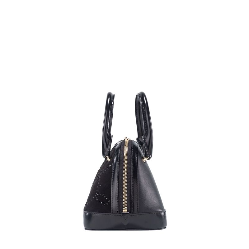Bolso de mano olivia mini negro brillante Hera