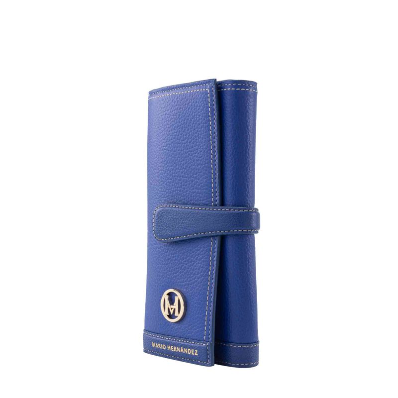 Billetera poly azul naval abrazable
