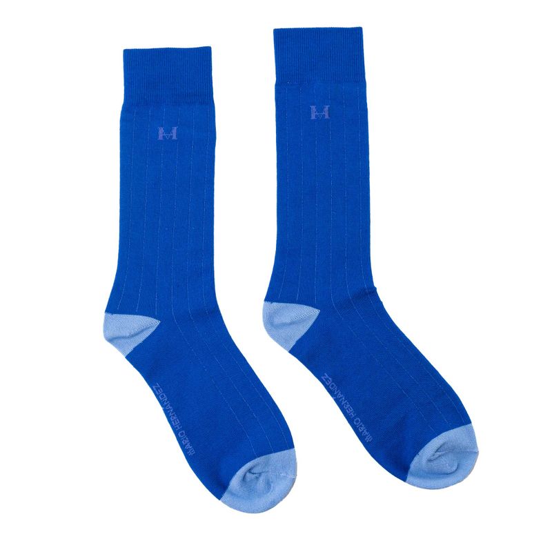 Medias acanaladas azul rey mh socks