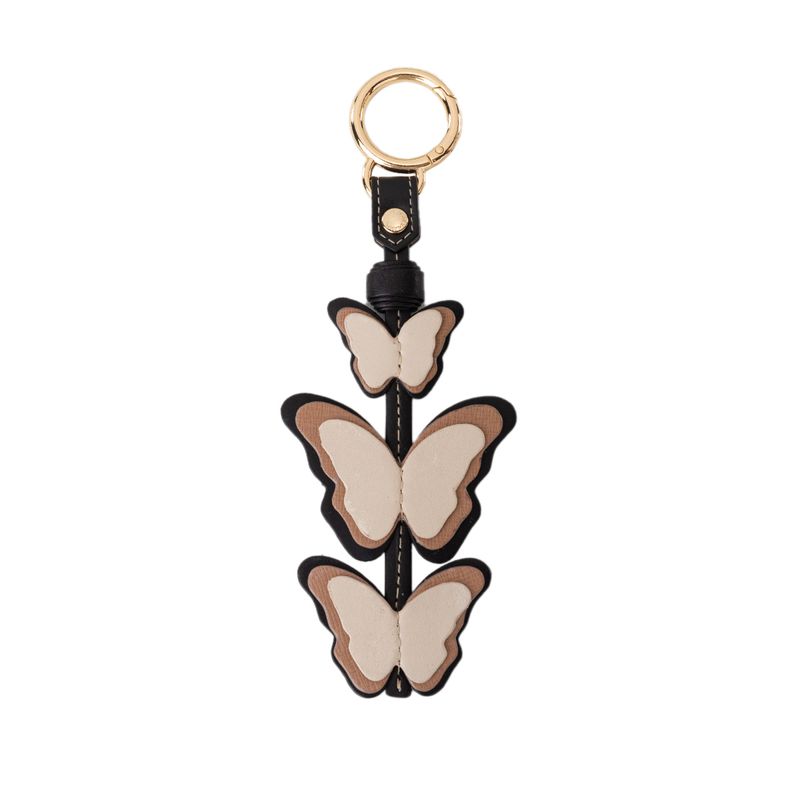 Accesorio charm 3 mariposas negro Suspiros