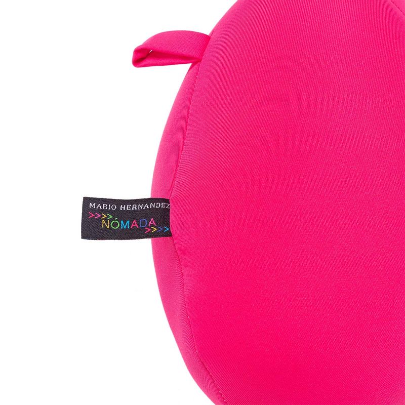Almohada plana fucsia Nomad Contempo