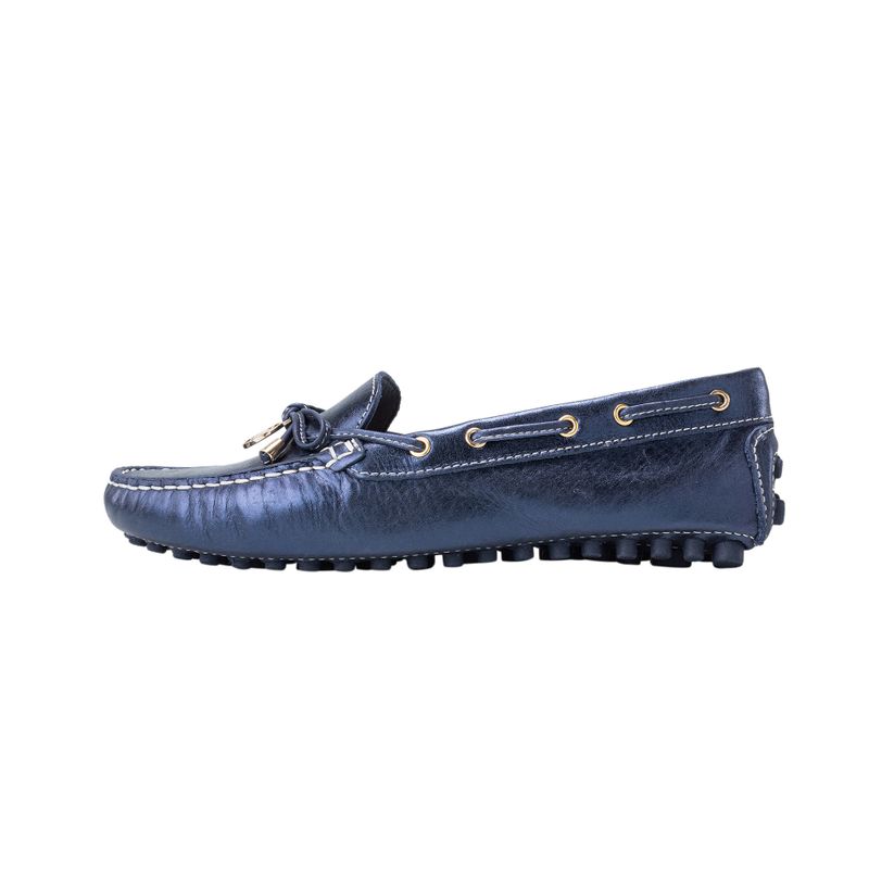 Mocasin driver amalia azul metalico mh mocs