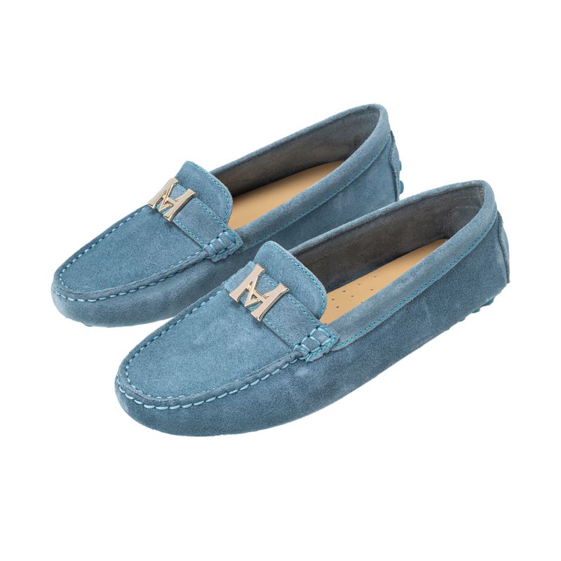 Mocasin driver andina azul maya gamuza mh mocs