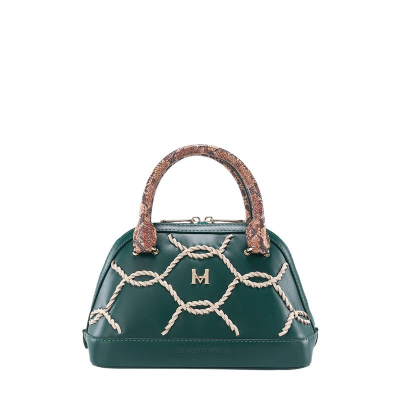 Bolso de mano olivia mini esmeralda Hera