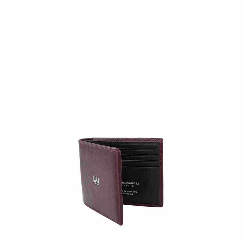 Billetera con visor borgoña Millenium