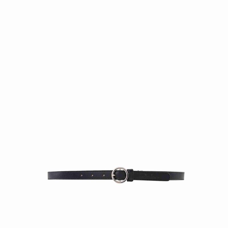 Cinturon mujer casual belen 2 cm negro