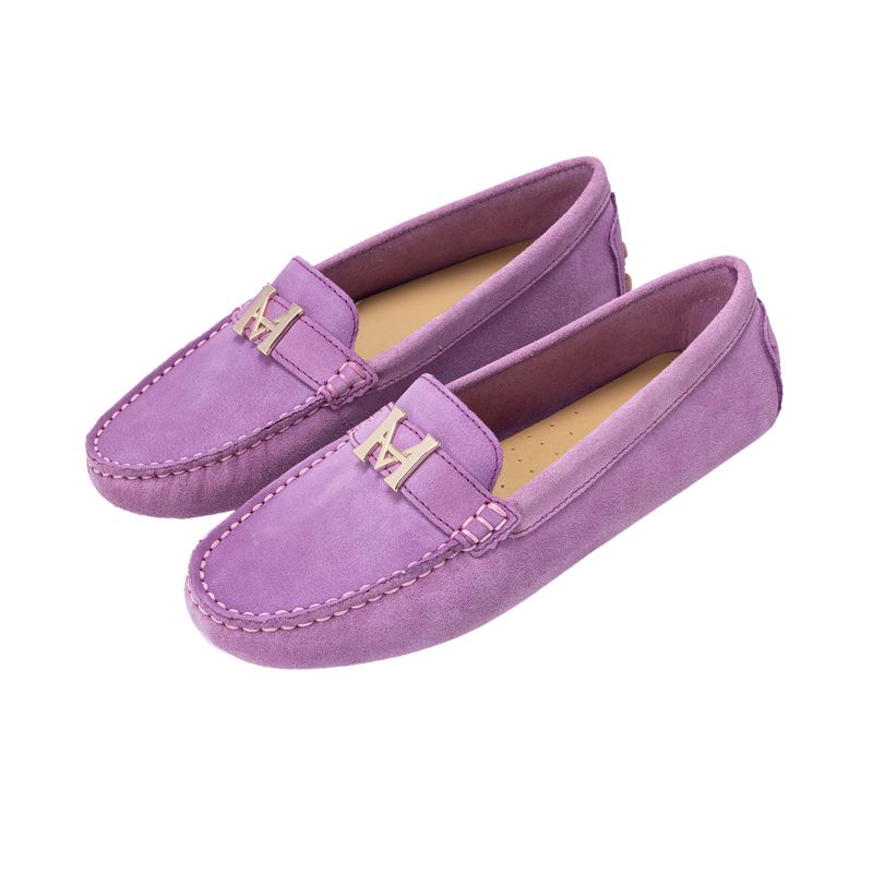 Mocasin driver andina lila gamuza mh mocs