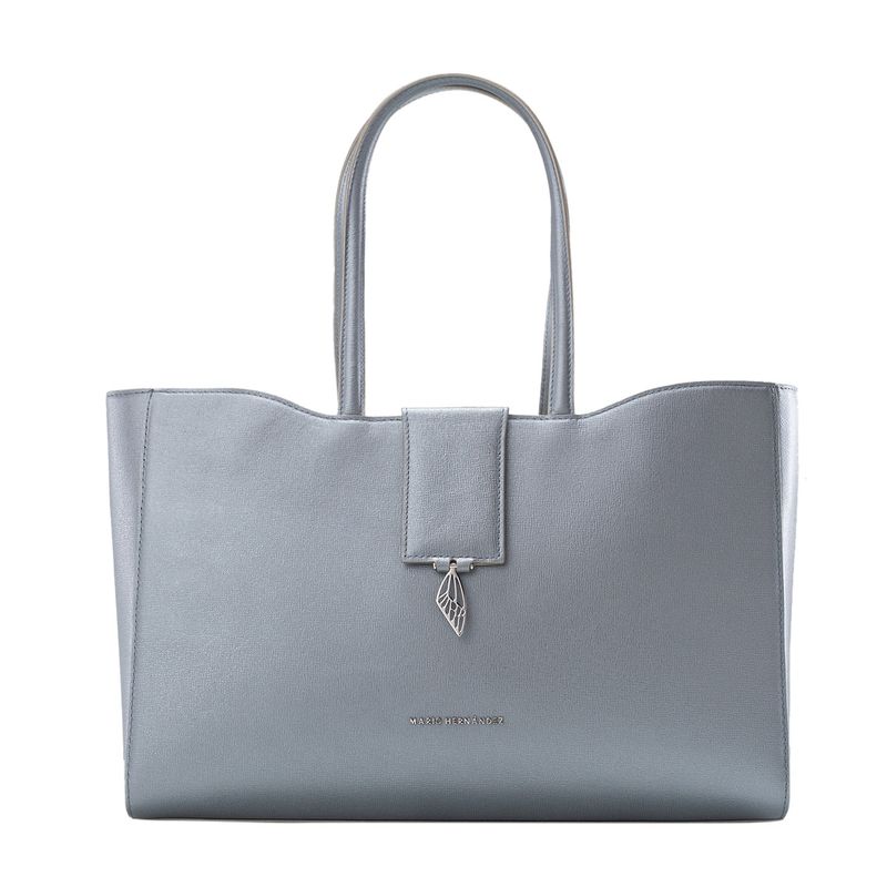 Tote nuqui plateado Alas Croma