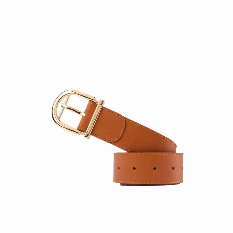 Cinturon mujer casual eva 4 cm miel