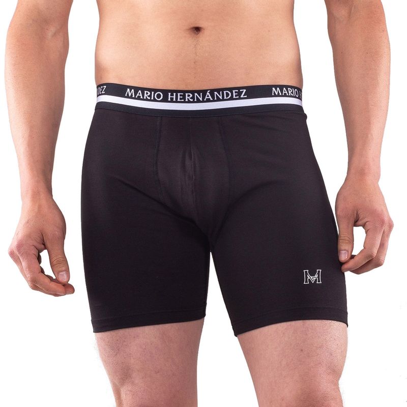 Boxer algodòn brief negro Básicos