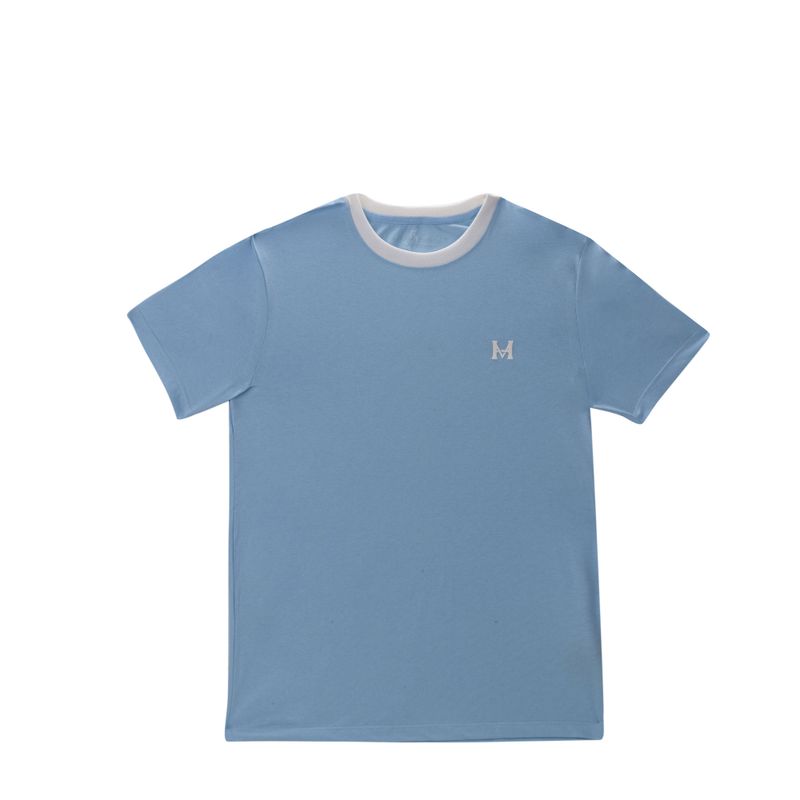 Camiseta mhonograma celeste Tierra Arriba