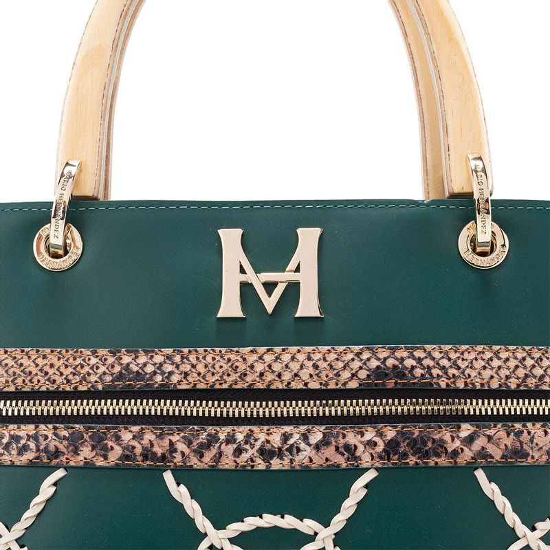 Bolso de mano Greta esmeralda Hera