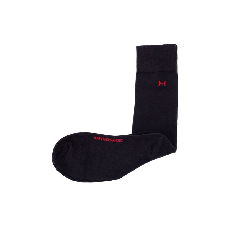 Medias basicas negro largas mh socks