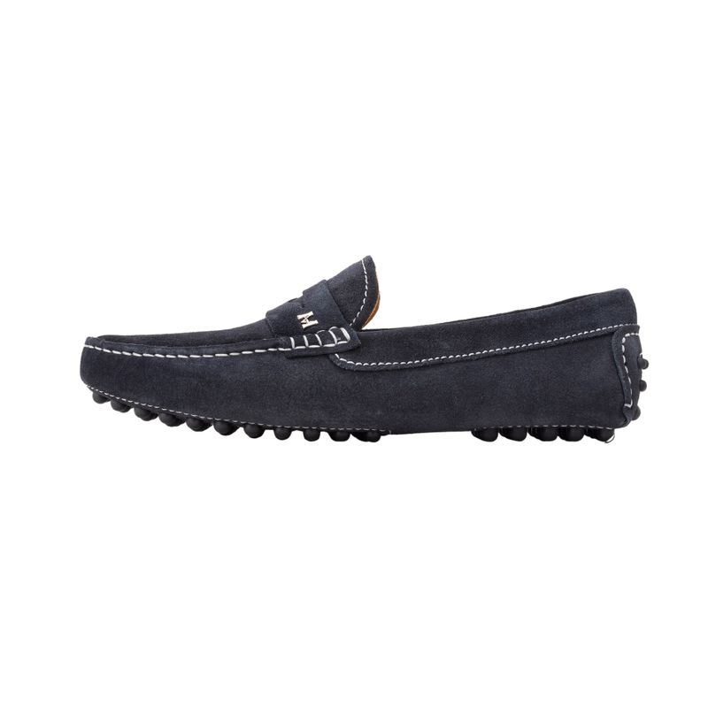 Mocasin miraflores azul gamuza mh mocs