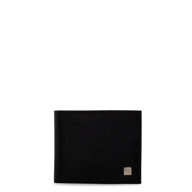 Billetera extraplana con inserto nero rosso roble