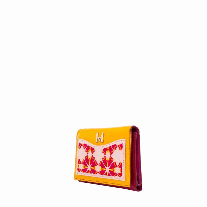 Billetera mediana magenta Azulejo