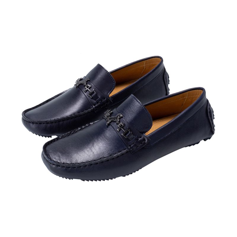 Mocasin driver leon azul profundo mh mocs