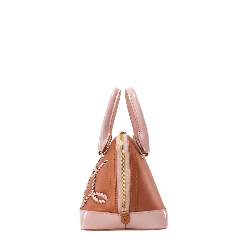 Bolso de mano olivia mini oro rosado Hera