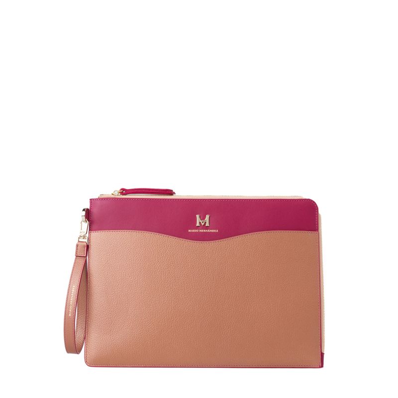 Estuche funda porta tablet 12.9" oro rosado cerezo elemental