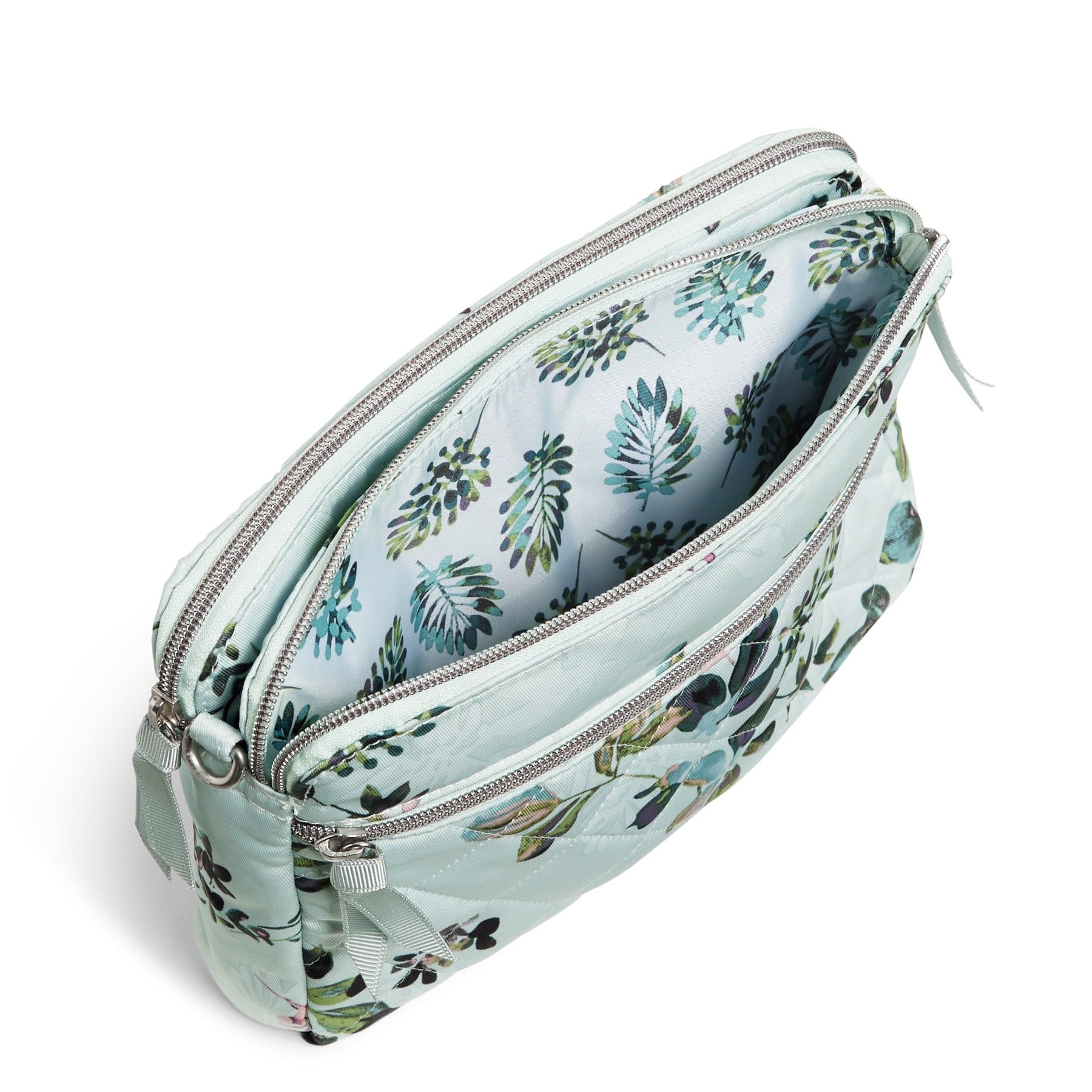 Triple Compartment Crossbody Bag