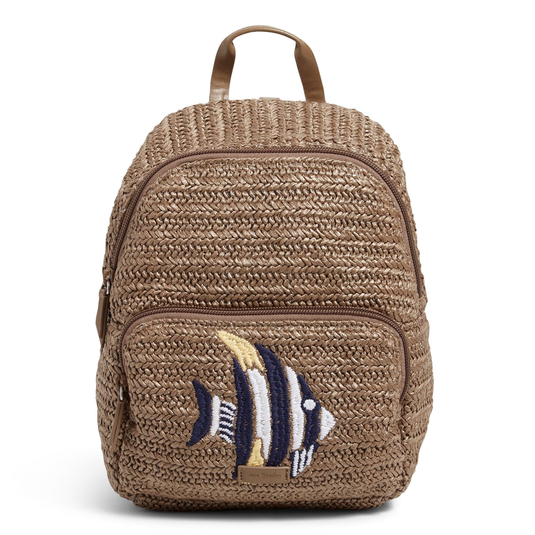Straw Mini Convertible Backpack