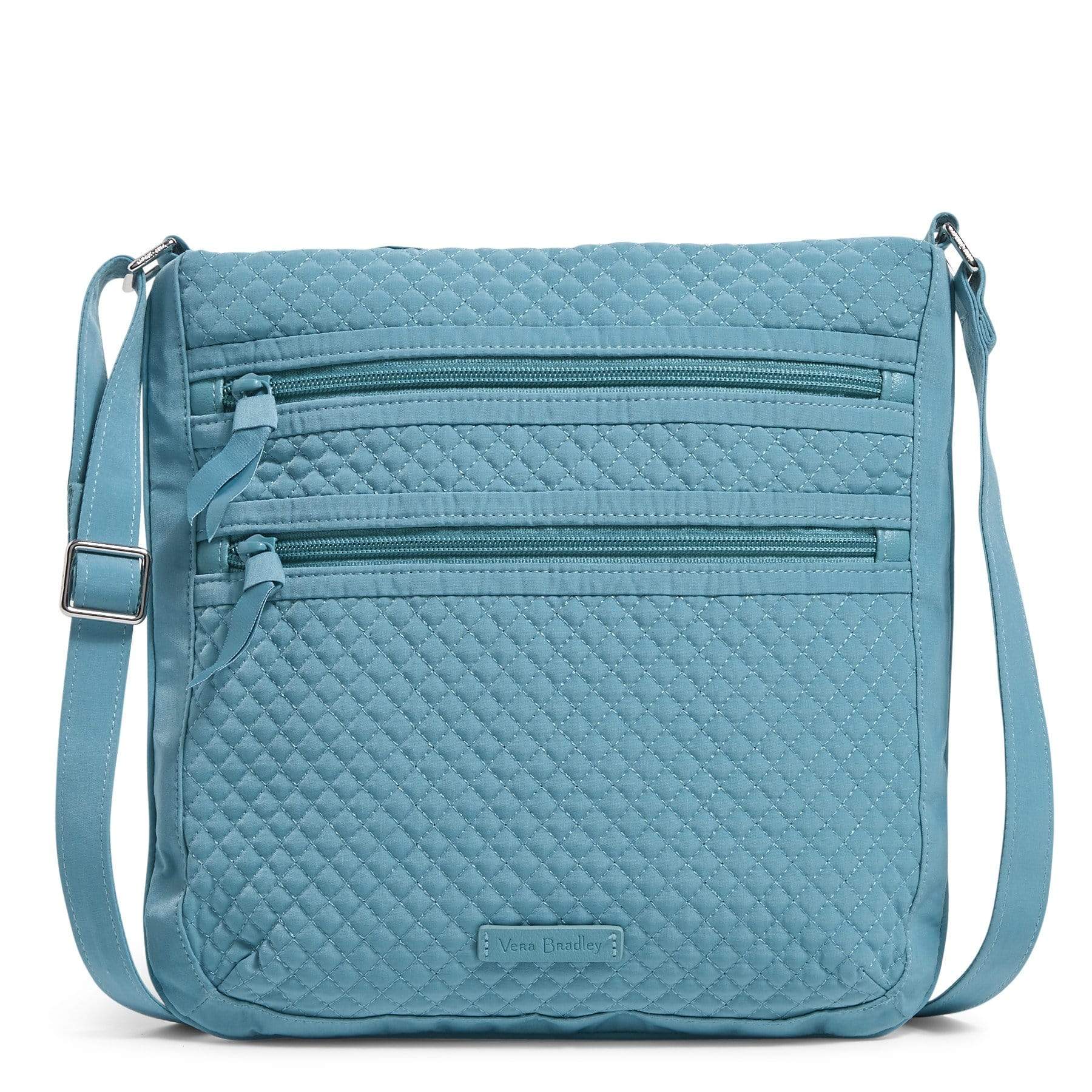 Triple Zip Hipster Crossbody Bag