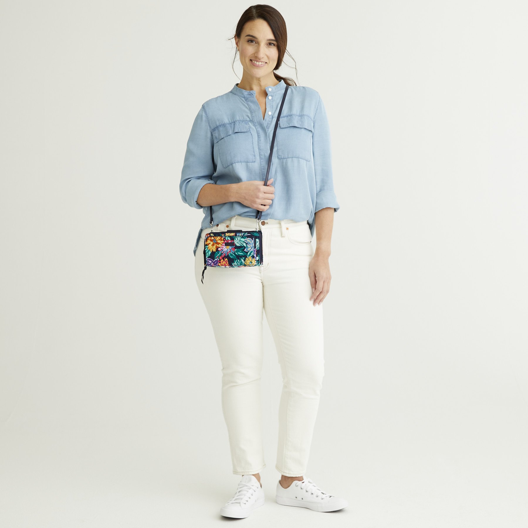 RFID Deluxe All Together Crossbody Bag