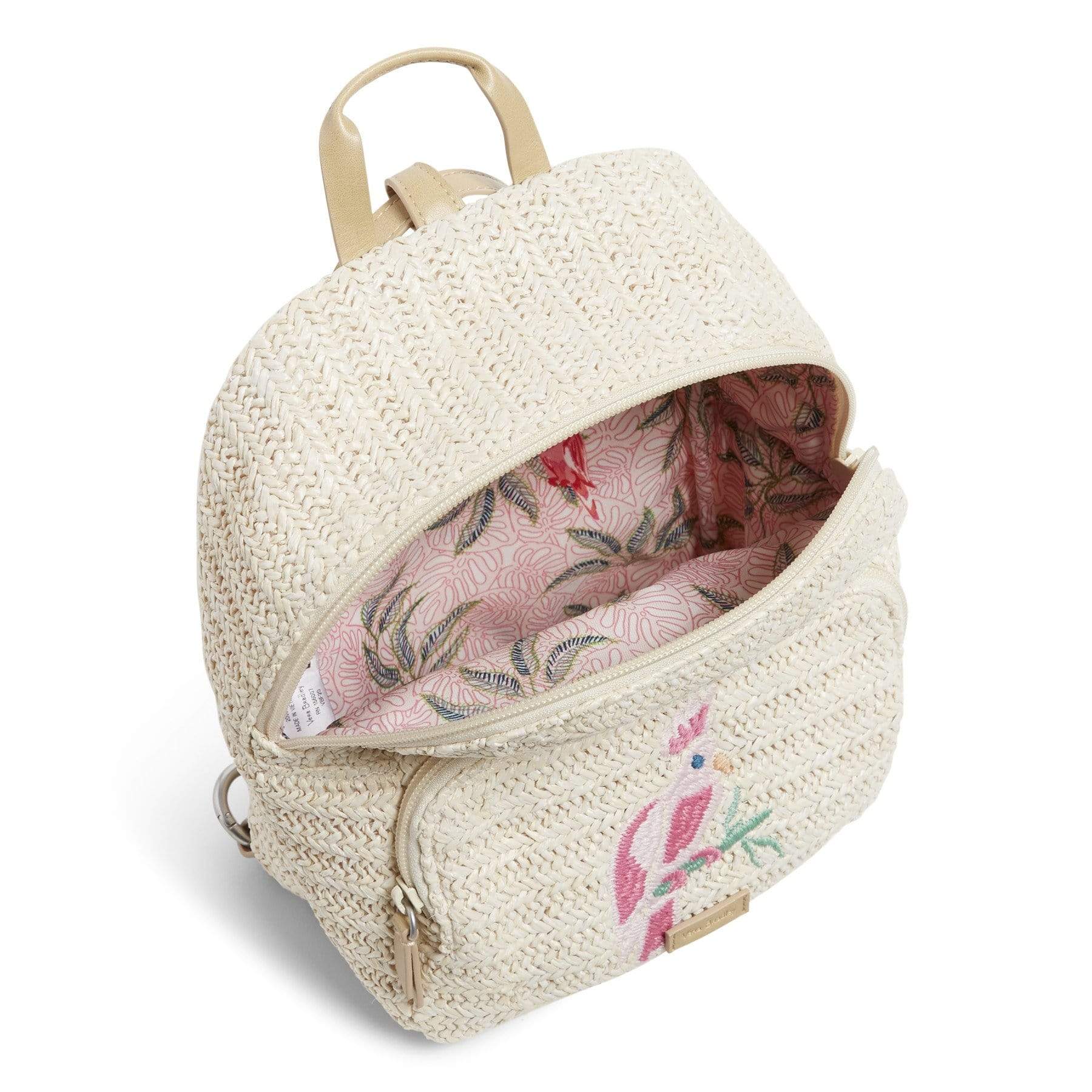 Straw Mini Convertible Backpack