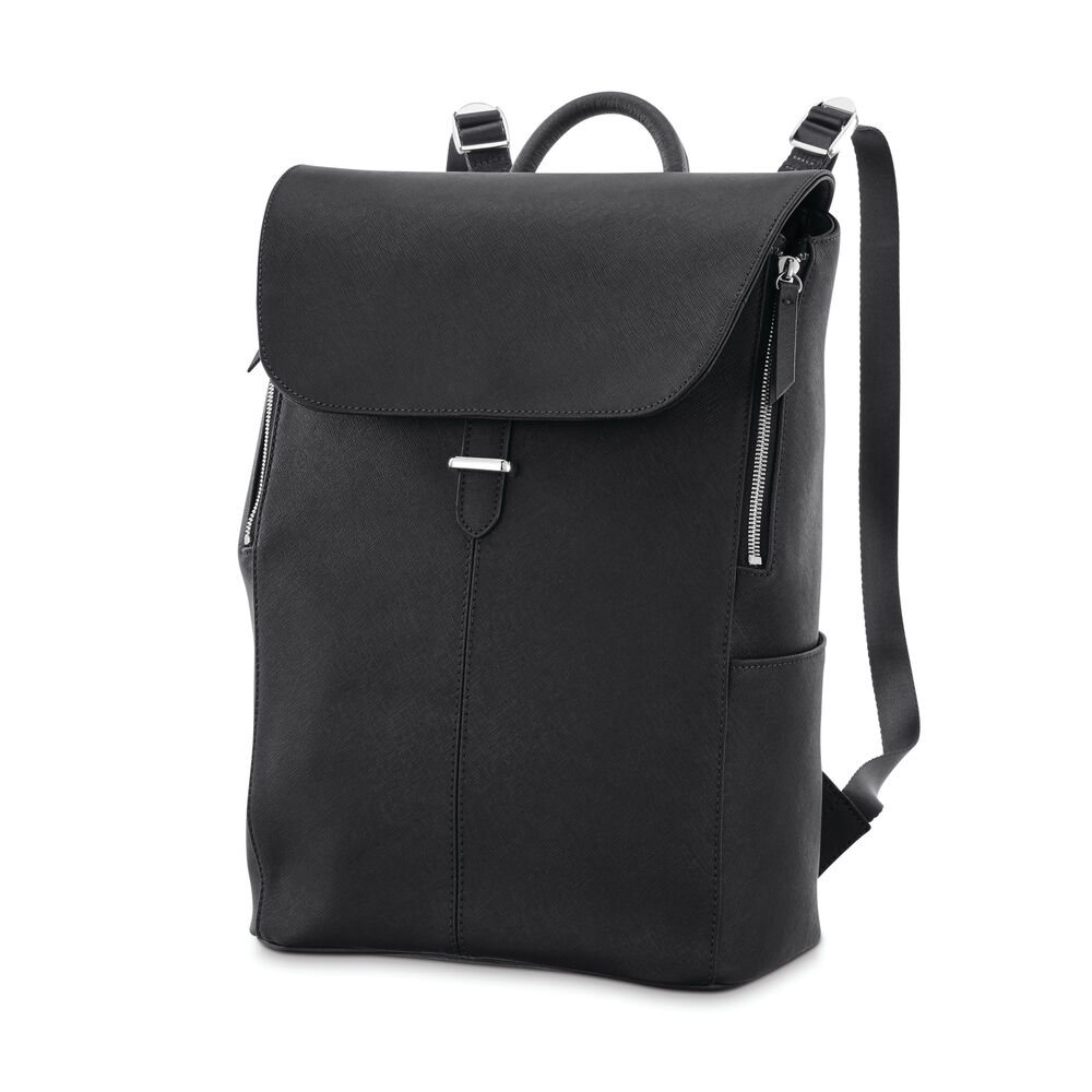 Women's Executive Leather Flap Backpack