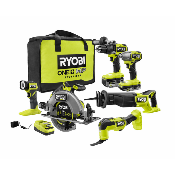 18V Brushless 6-Tool Combo Kit