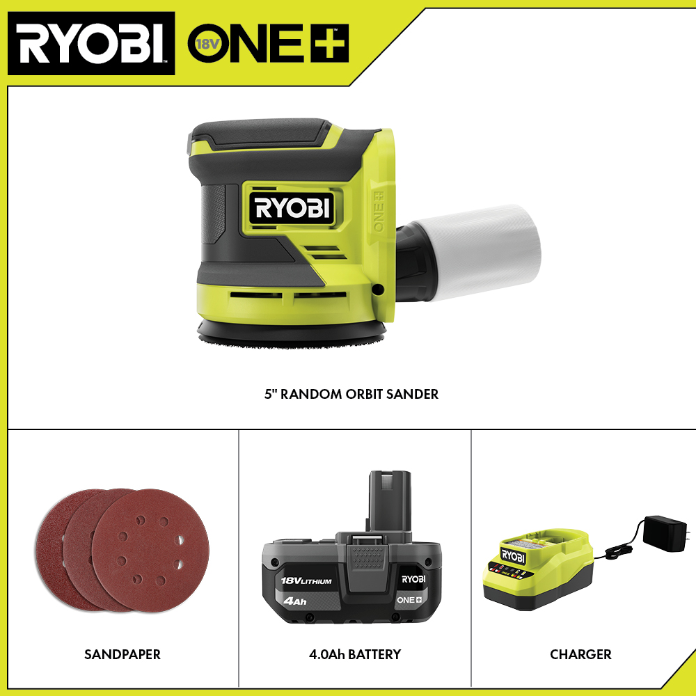 18V ONE+ 5 RANDOM ORBIT SANDER KIT