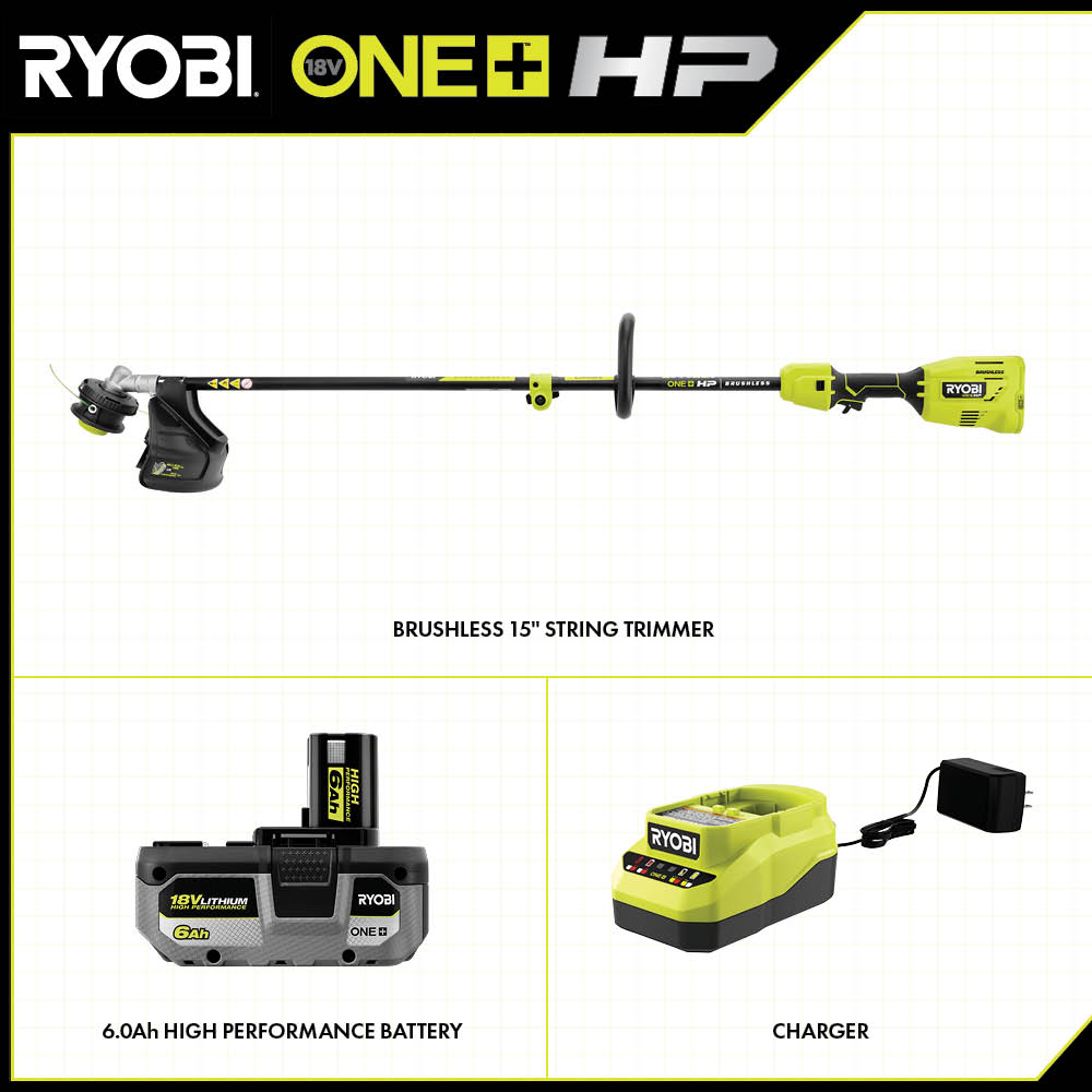 18V ONE+ HP BRUSHLESS 15 STRING TRIMMER KIT