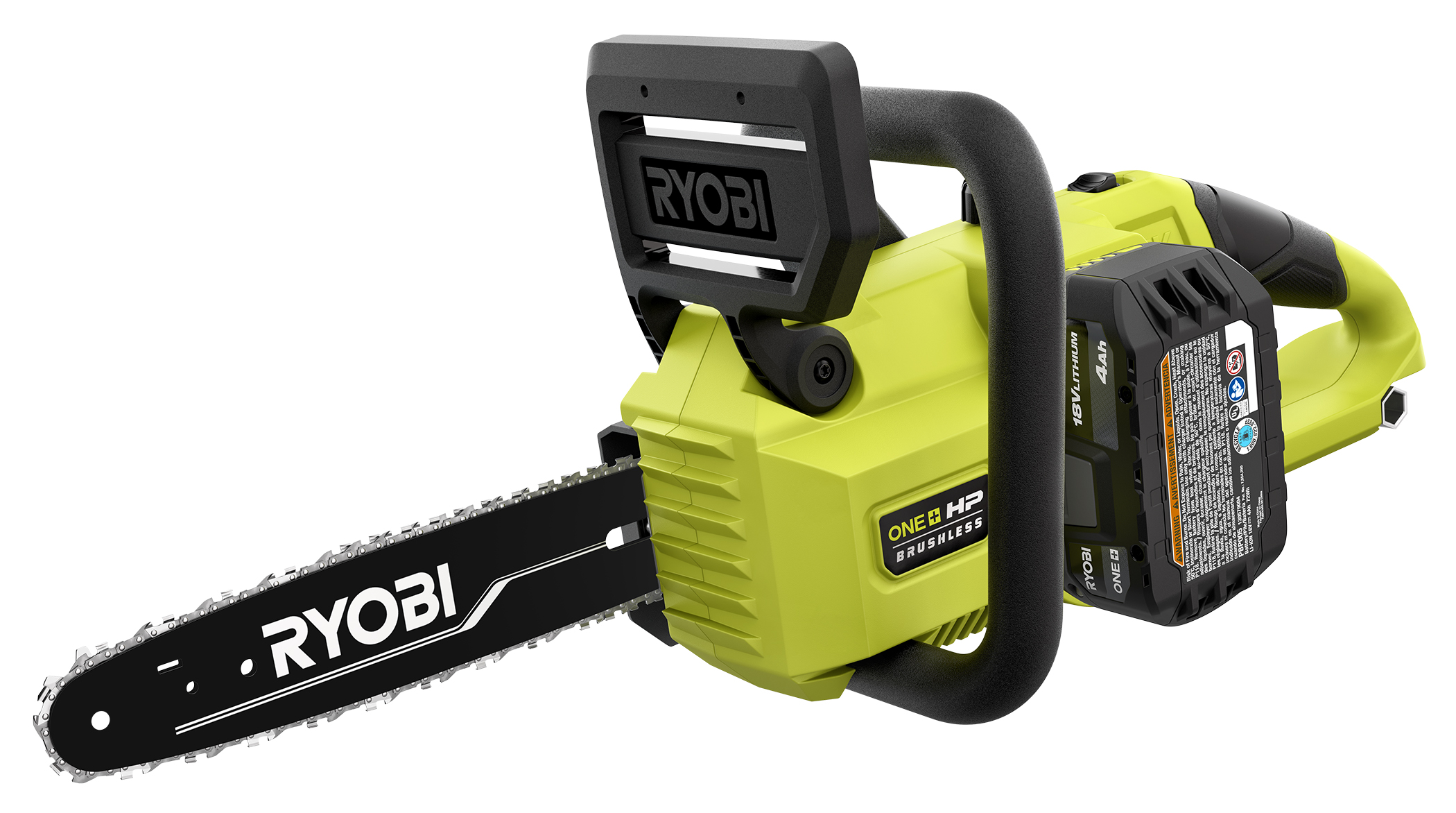 18V ONE+ HP Brushless 10 Chainsaw with 4Ah Battery and Charger