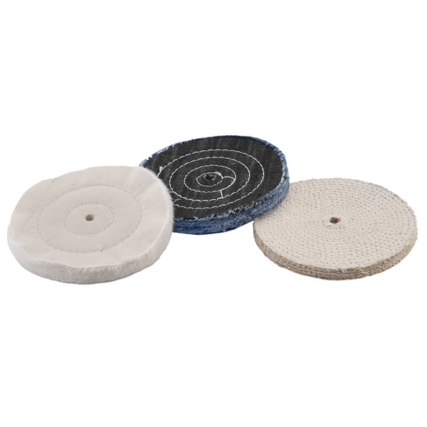 3 PC. 6 Buffing and Polishing Wheel Set