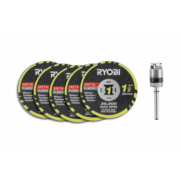6pc. TWIST LOCK CUT-OFF WHEEL STARTER KIT