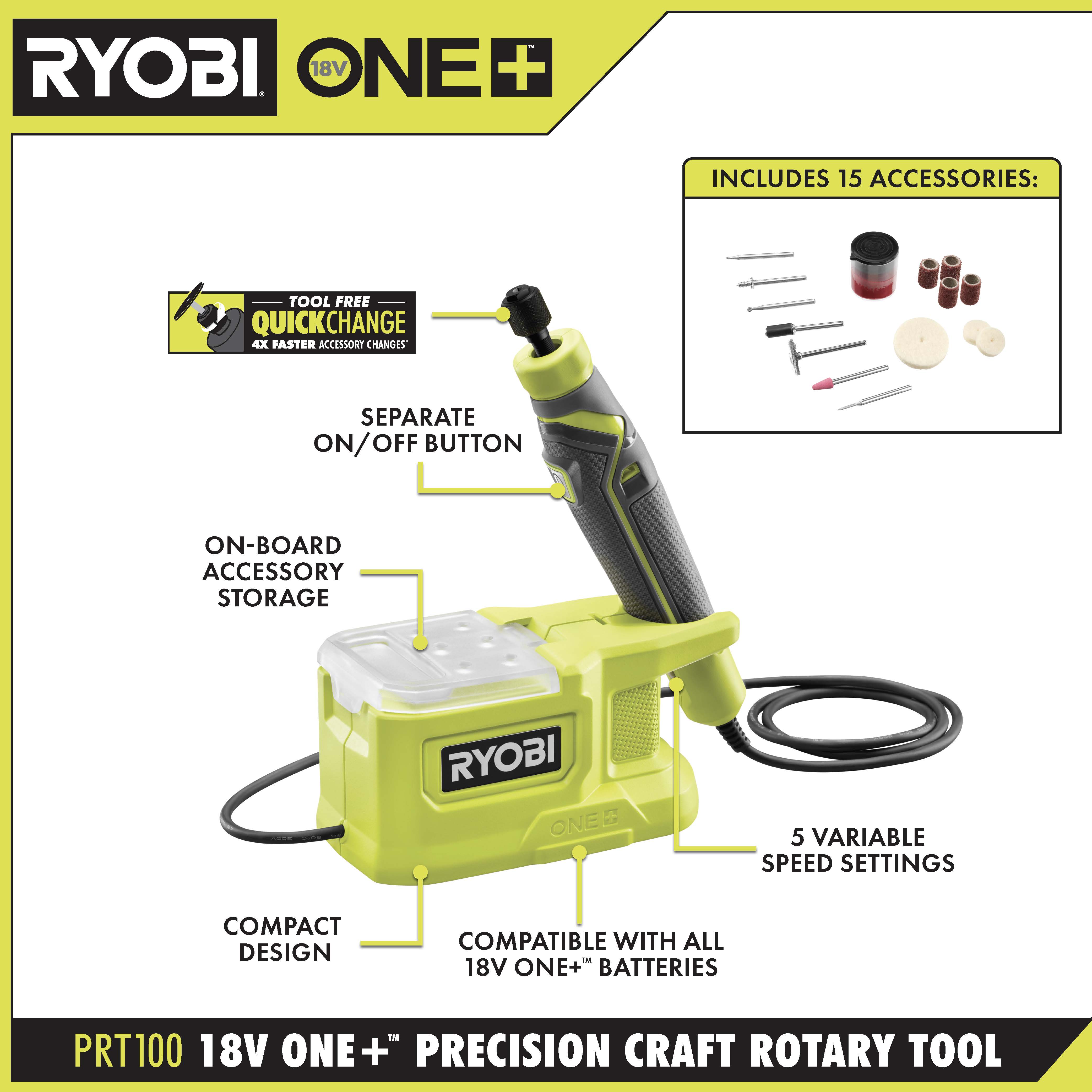 18V ONE+ Precision Craft Rotary Tool Kit