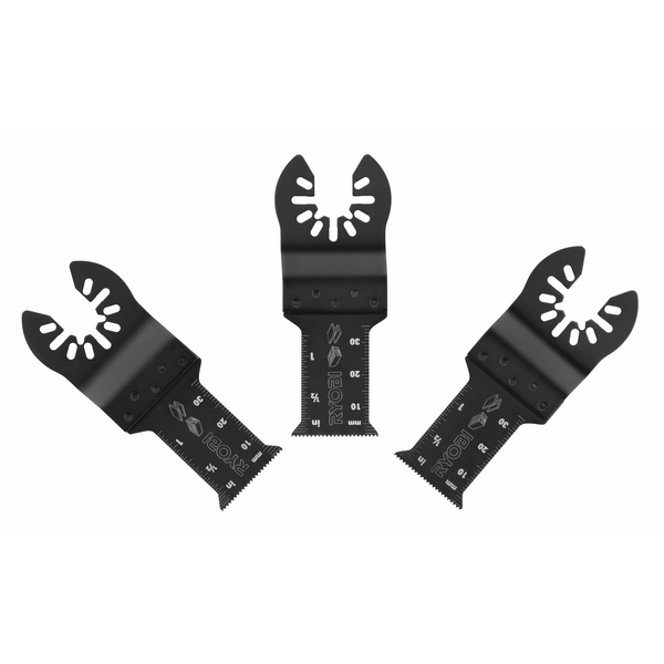 3 PC. Wood/Metal Plunge Blade Set