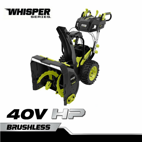 40V HP Brushless Whisper Series 24 Two-Stage Snow Blower Kit