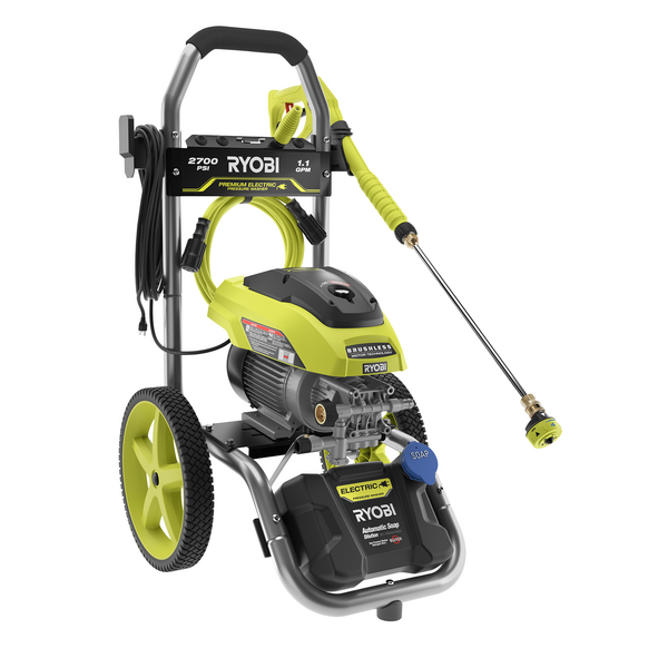 2700 PSI 1.1 GPM Brushless Electric Pressure Washer