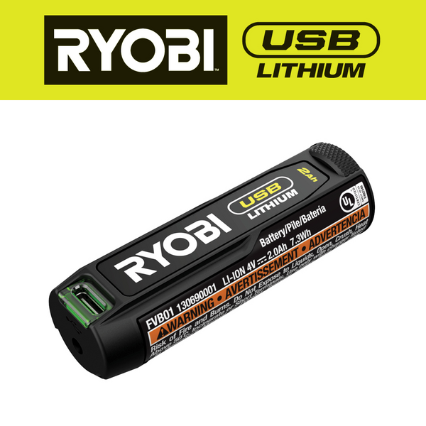 USB LITHIUM 2AH LITHIUM RECHARGEABLE BATTERY