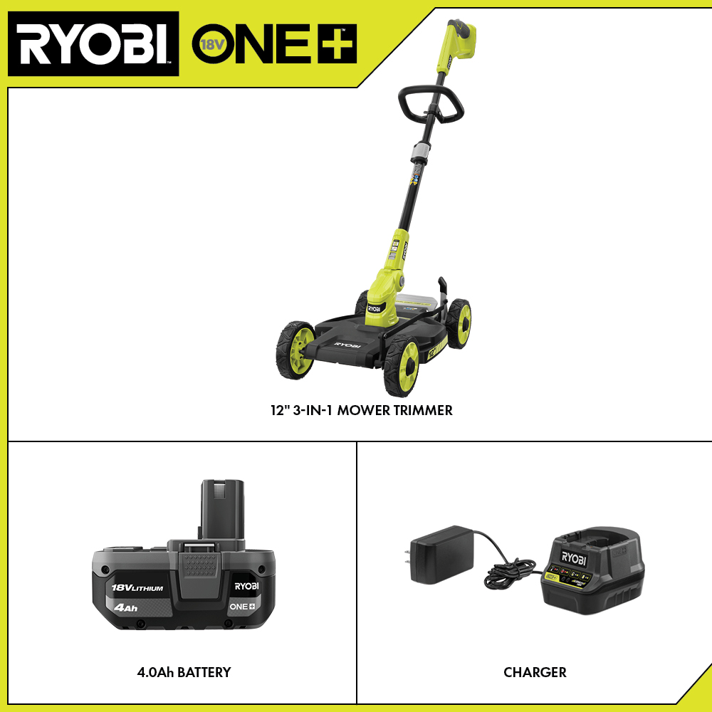 18V ONE+ 12 3-IN-1 STRING TRIMMER, MOWER AND EDGER KIT