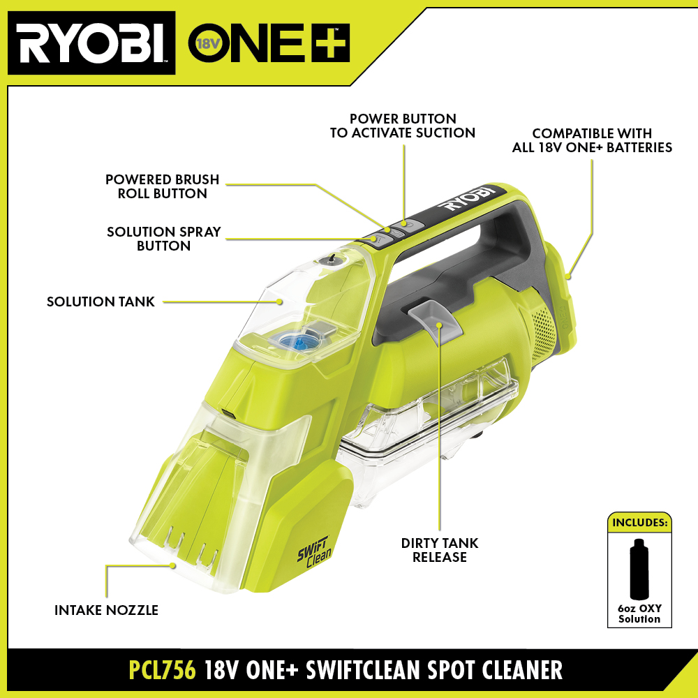 18V ONE+ SWIFTCLEAN SPOT CLEANER KIT