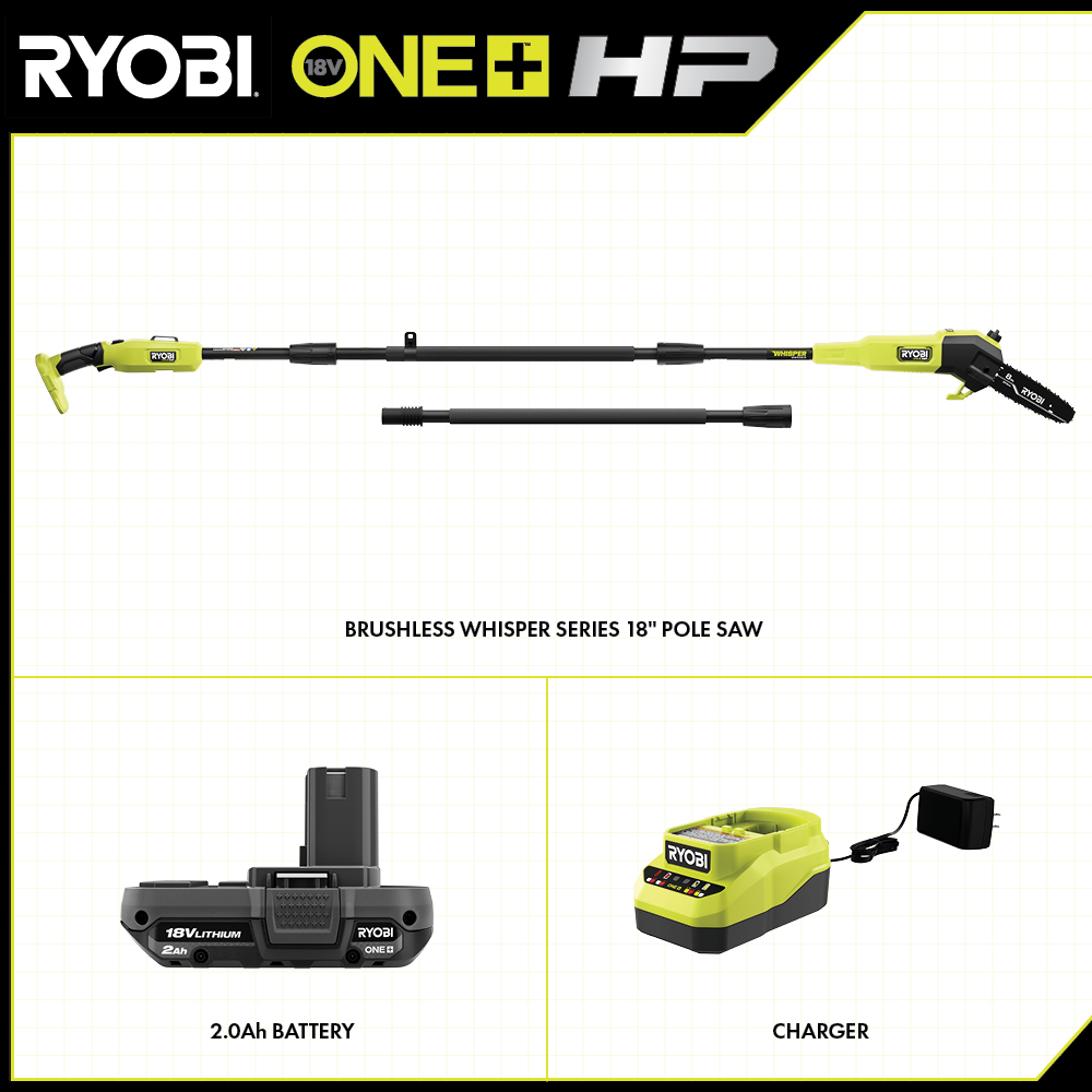 18V ONE+ HP BRUSHLESS WHISPER SERIES 8 POLE SAW KIT