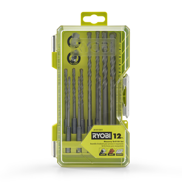 12 PC. Masonry Drill Bit Set