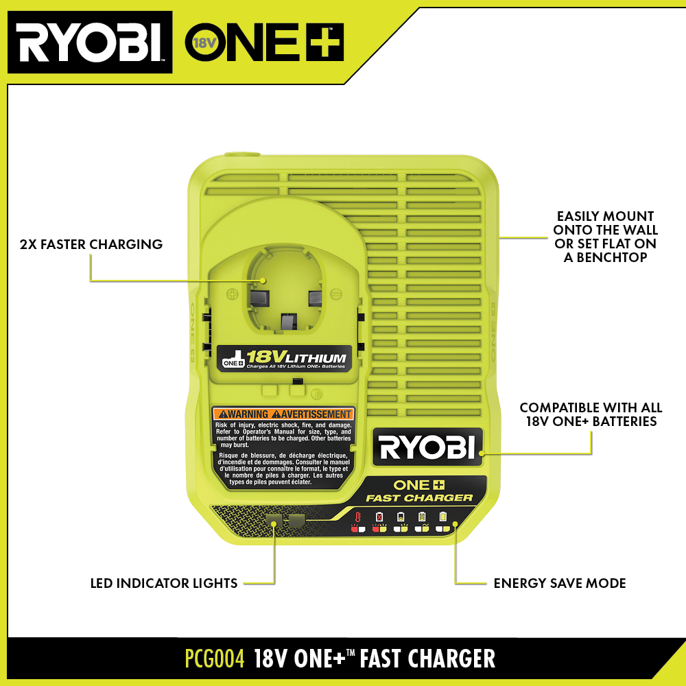 18V ONE+ FAST CHARGER